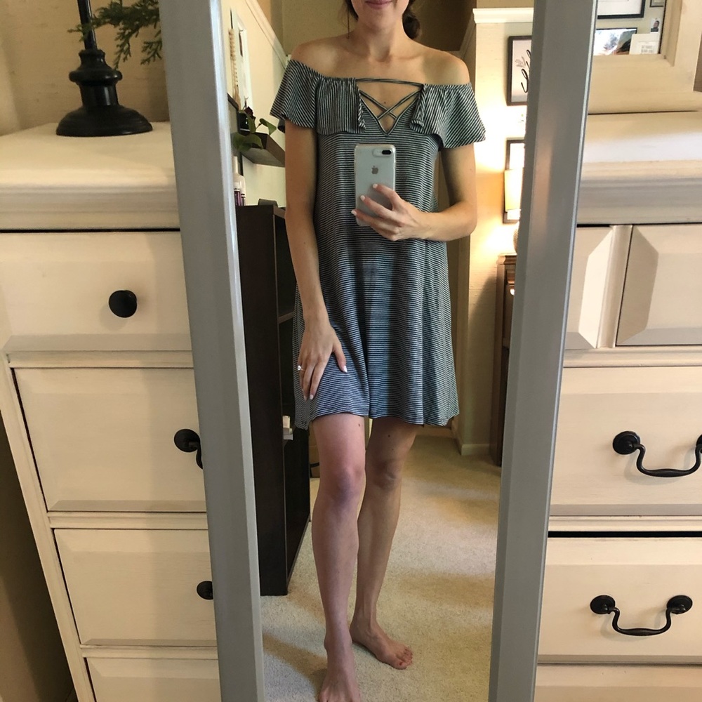 Off the shoulder dress